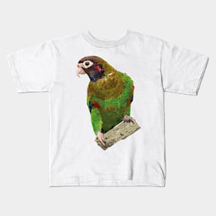 Hooded Parrot Kids T-Shirt